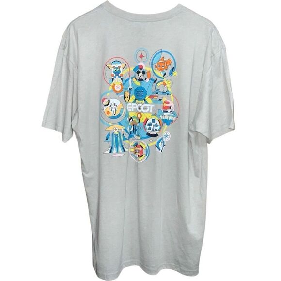 Walt Disney World Epcot Center Figment Olaf Nemo Discover T-Shirt size XXL - Picture 1 of 4
